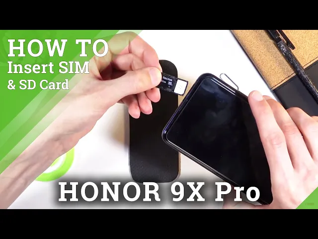 Video thumbnail for How to Input Nano SIM & Micro SD Cards in Honor 9x Pro – Locate SIM & SD Tray