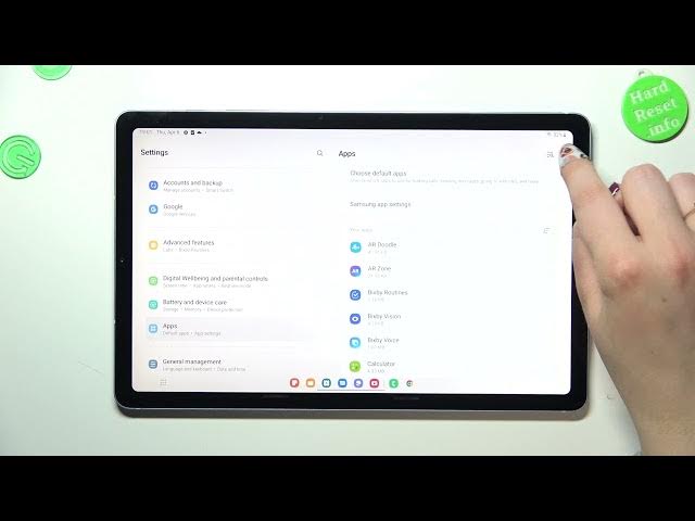 Video thumbnail for How to Reset App Preferences in SAMSUNG Tab S6 Lite 2022 - Restore Default Preferences