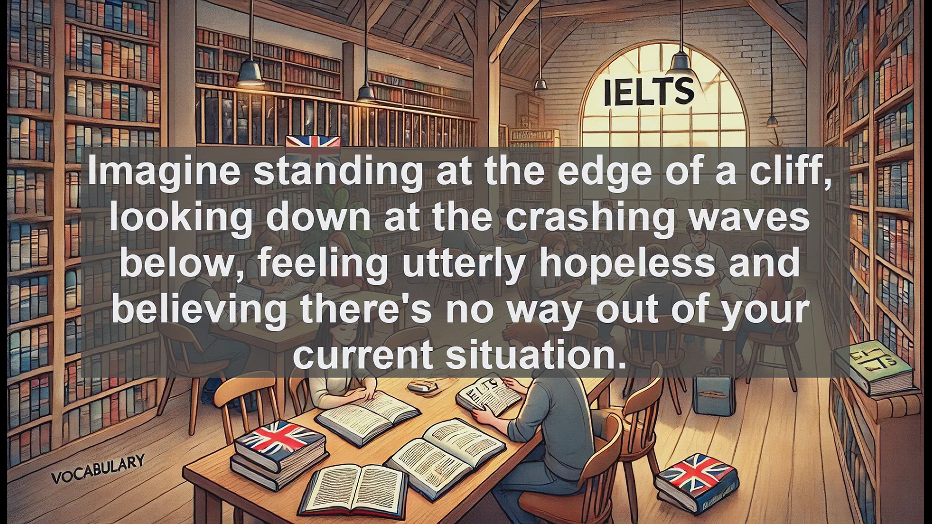 'Video thumbnail for 5000 Must Know IELTS 8.0 Vocabulary - Mastering 'Despair' for IELTS: Boost Your Vocabulary'