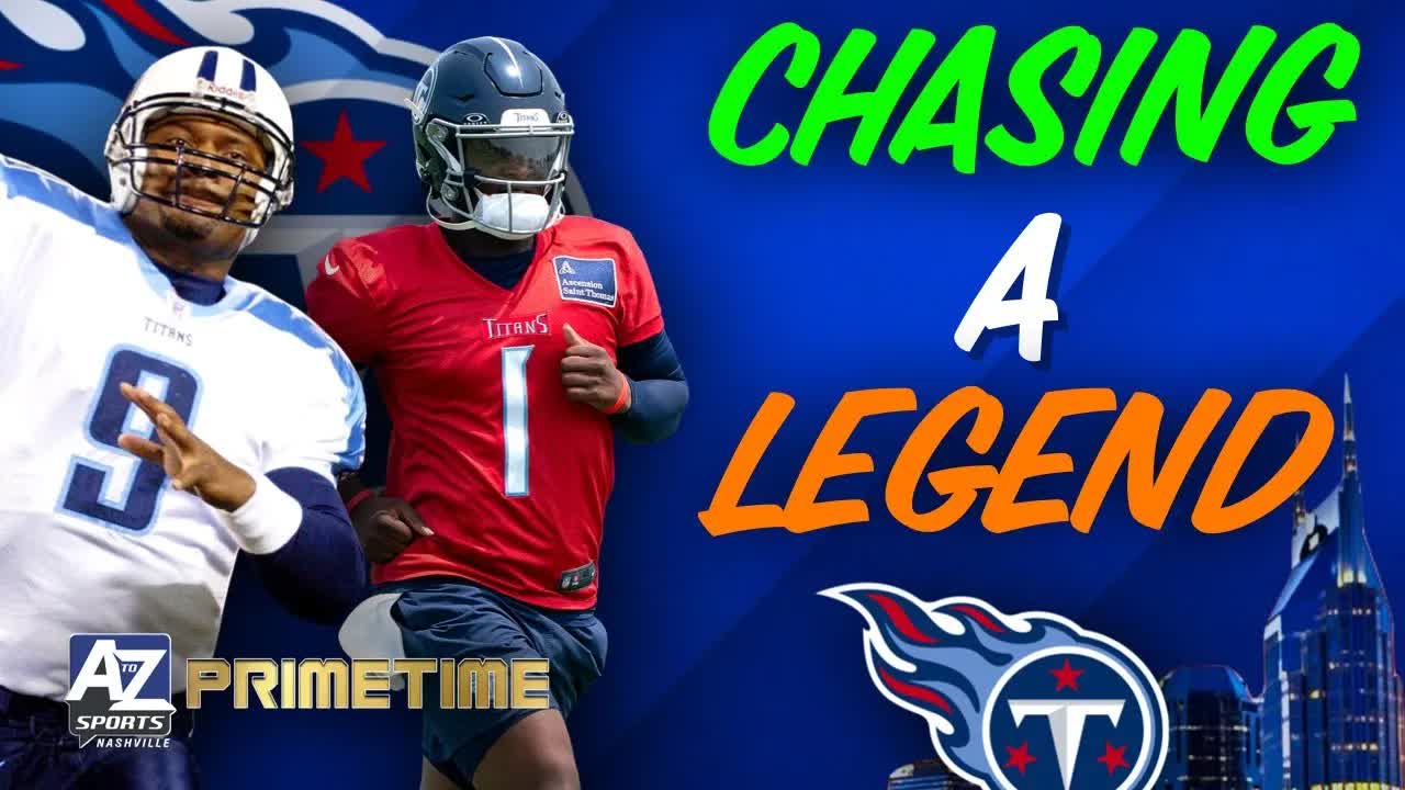 Video thumbnail for A to Z Sports Nashville: jeff fisher explains key difference between cam ward and titans legend steve mcnair