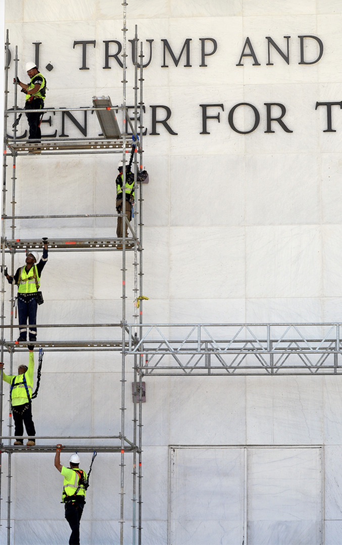 Video thumbnail for Donald Trump’s name removed from Kennedy Center