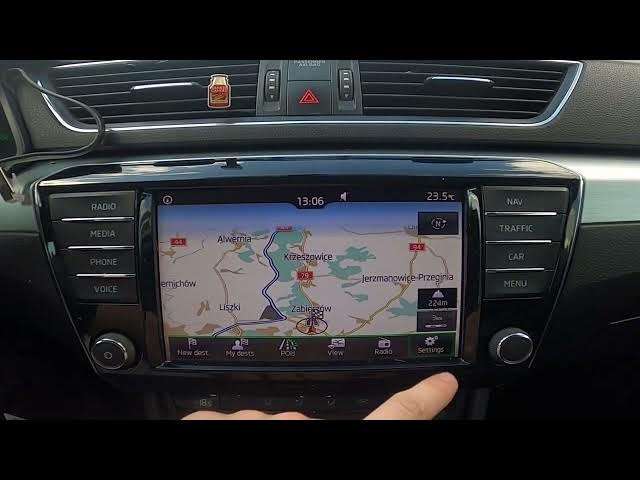 Video thumbnail for How to Check Navigation Version in Skoda Superb III ( 2015 – Now ) - Check Map Version