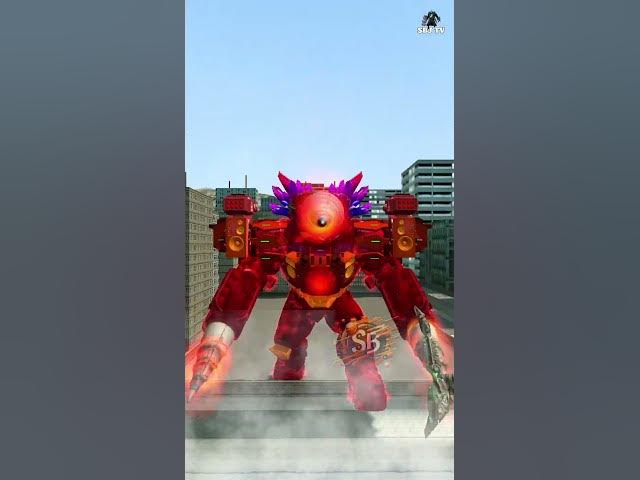 Video thumbnail for UPGRADE DRILL TITAN VS SCIENTIST TITAN - SBJ TV #skibiditoilet #shorts #gmod