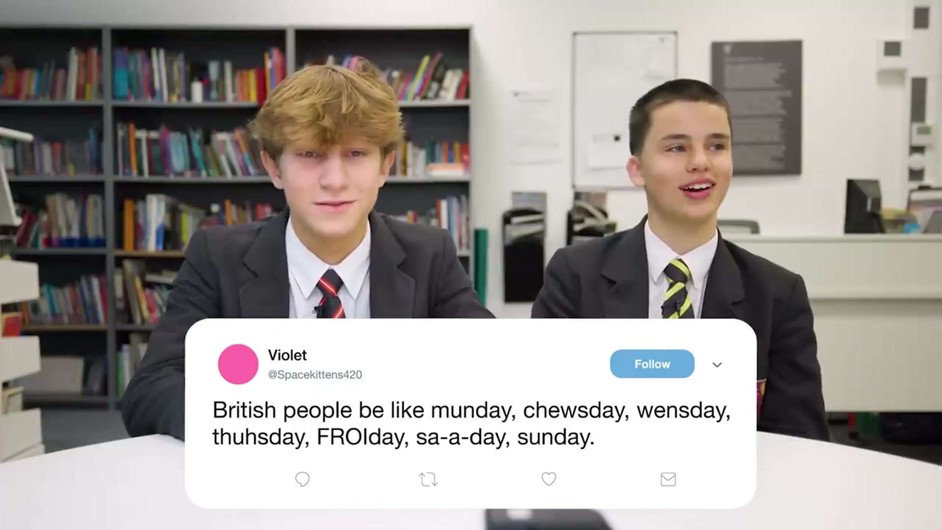 Video thumbnail for British Highschoolers react to Bri ish Memes  (Part 2)(720P HD)