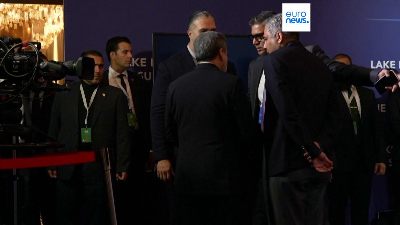 Video thumbnail for Lower-level technical talks to continue as first round of direct US-Iran negotiations wrap up