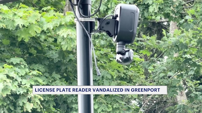Video thumbnail for Another Greenport license plate reader vandalized
