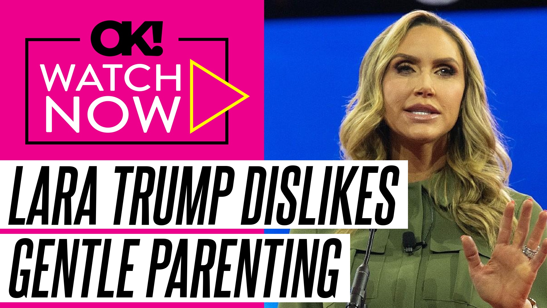 Video thumbnail for Lara Trump Admits She 'Hates' Gentle Parenting: 'Not a Fan' 