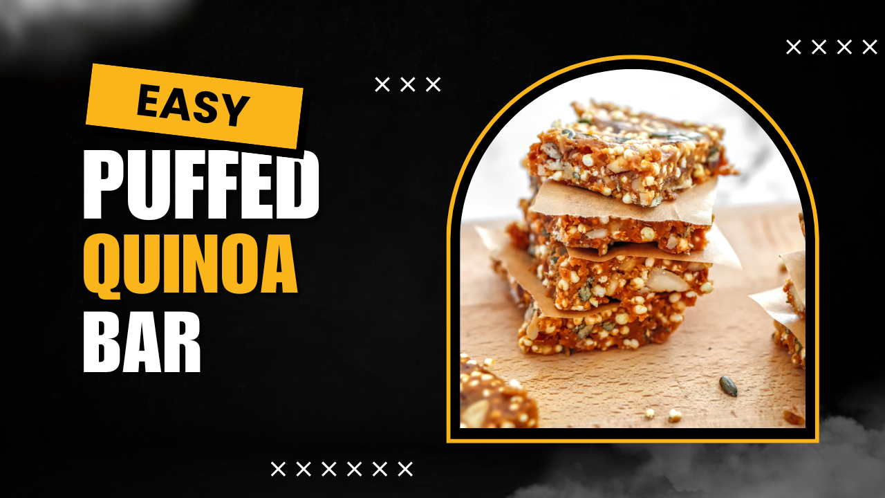 'Video thumbnail for Easy Puffed Quinoa Bars'