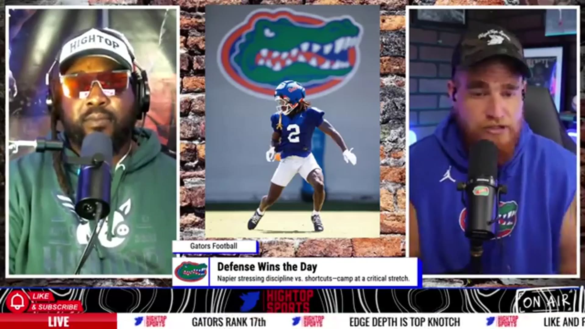 'Video thumbnail for Gators Defense Goes Wild In Practice!'