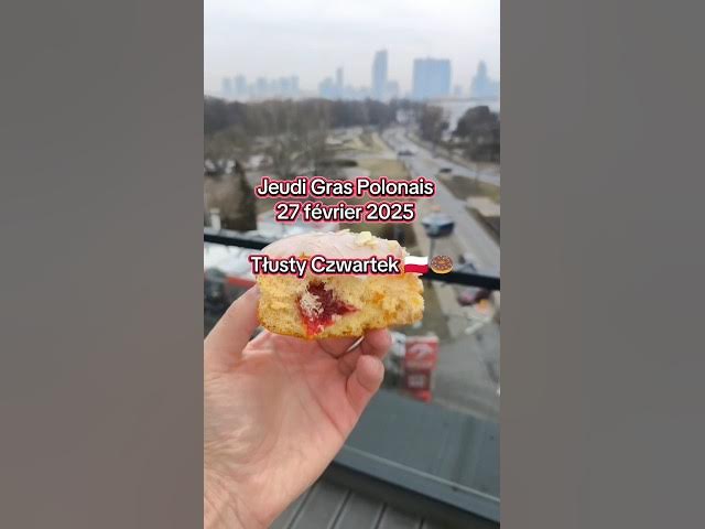Video thumbnail for 🍩 Pourquoi Tout le Monde en Pologne Mange des Pączki Aujourd’hui ? C’est Jeudi Gras ! 🇵🇱✨