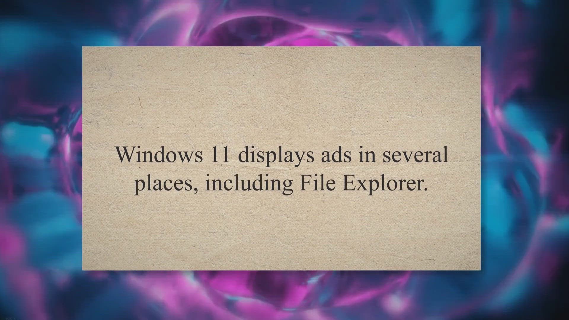 'Video thumbnail for How to Disable Ads in Windows 11 File Explorer?'