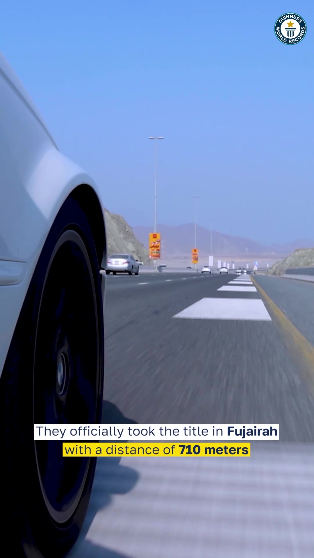Video thumbnail for Longest musical road - 710 meters by Fujairah Fine Arts Academy