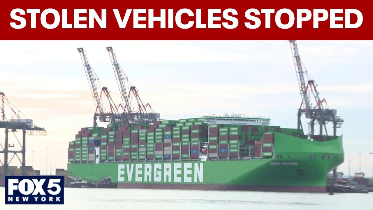 Video thumbnail for Record number of stolen vehicles stopped at port of NY and NJ