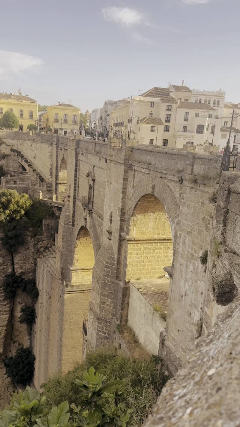 Video thumbnail for Dramatic Clifftop Views and Street Life in Ronda Spain