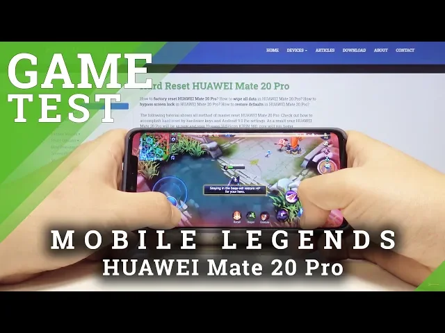 Video thumbnail for Mobile Legends Gameplay on HUAWEI Mate 20 Pro – High Graphics Test