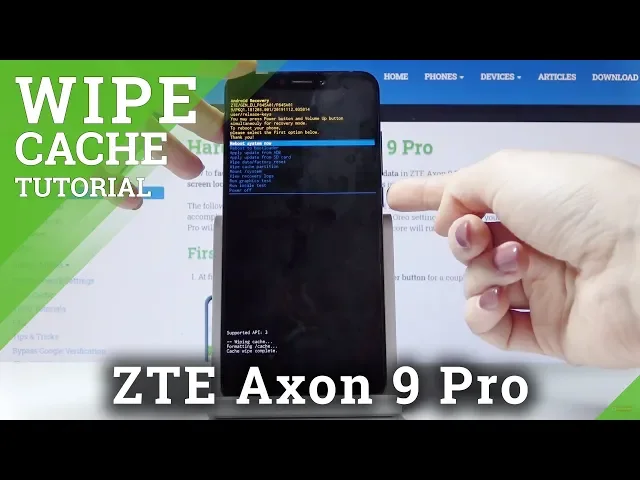 Video thumbnail for Wipe Cache Partition in ZTE Axon 9 Pro – Delete Temporary Cache Files