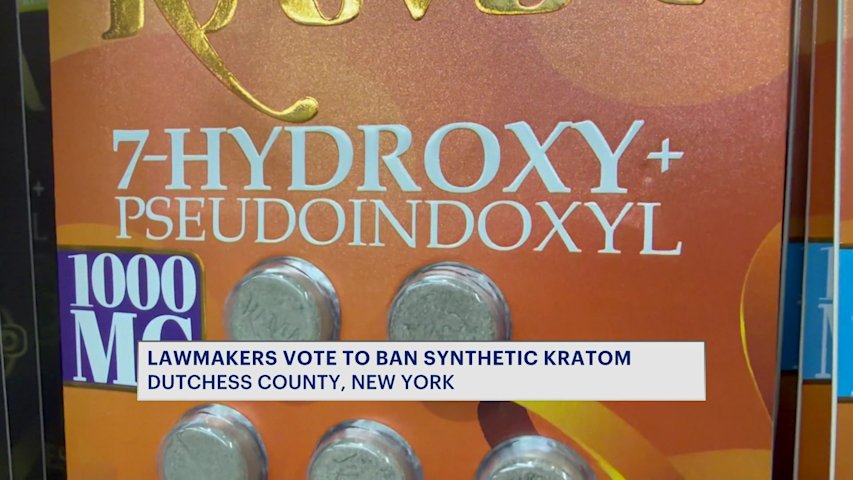 Video thumbnail for Dutchess County lawmakers vote to ban high-potency kratom