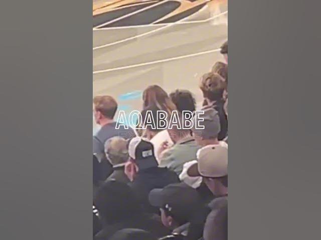 Video thumbnail for Spotted : Ellen Pompeo au match NBA - Brooklyn VS Orlando