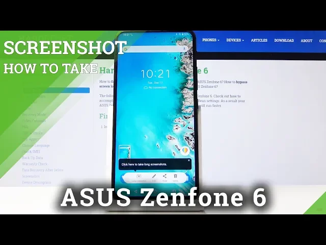 Video thumbnail for How to Take Screenshot in ASUS Zenfone 6 – Capture Screen