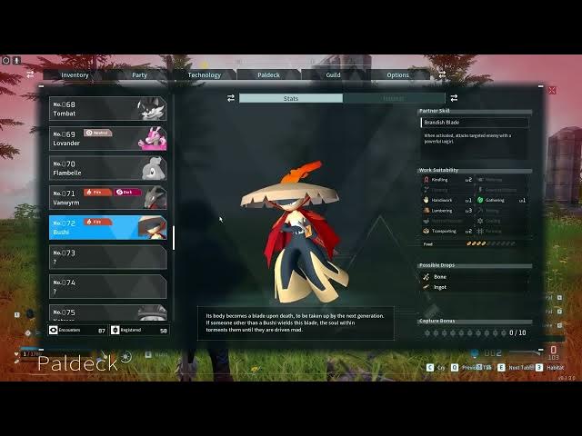 Video thumbnail for Where To Find Bushi In Palworld