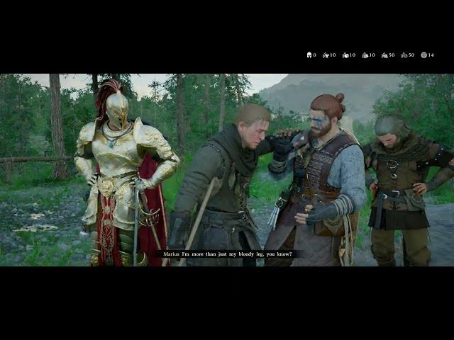 Video thumbnail for Crimson Desert - Chapter 3 Return of The Comrade: Kliff and Marius Reunite with Ross & Carl Cutscene