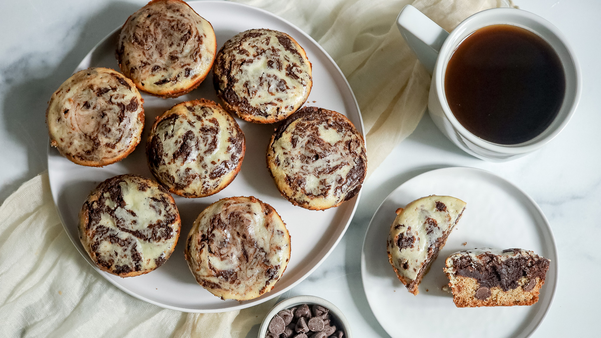 Video thumbnail for These Cheesecake Brookie Muffins Turn 3 Classic Desserts Into One Sweet Treat