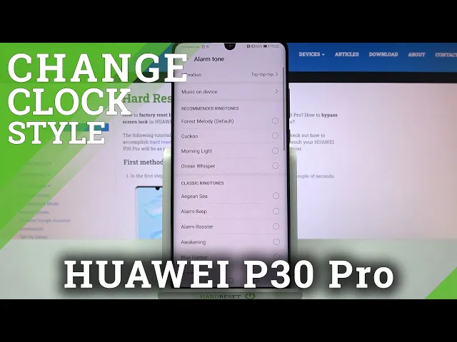 Video thumbnail for HUAWEI P30 Pro – Personalize / Customize Alarm Clock Application