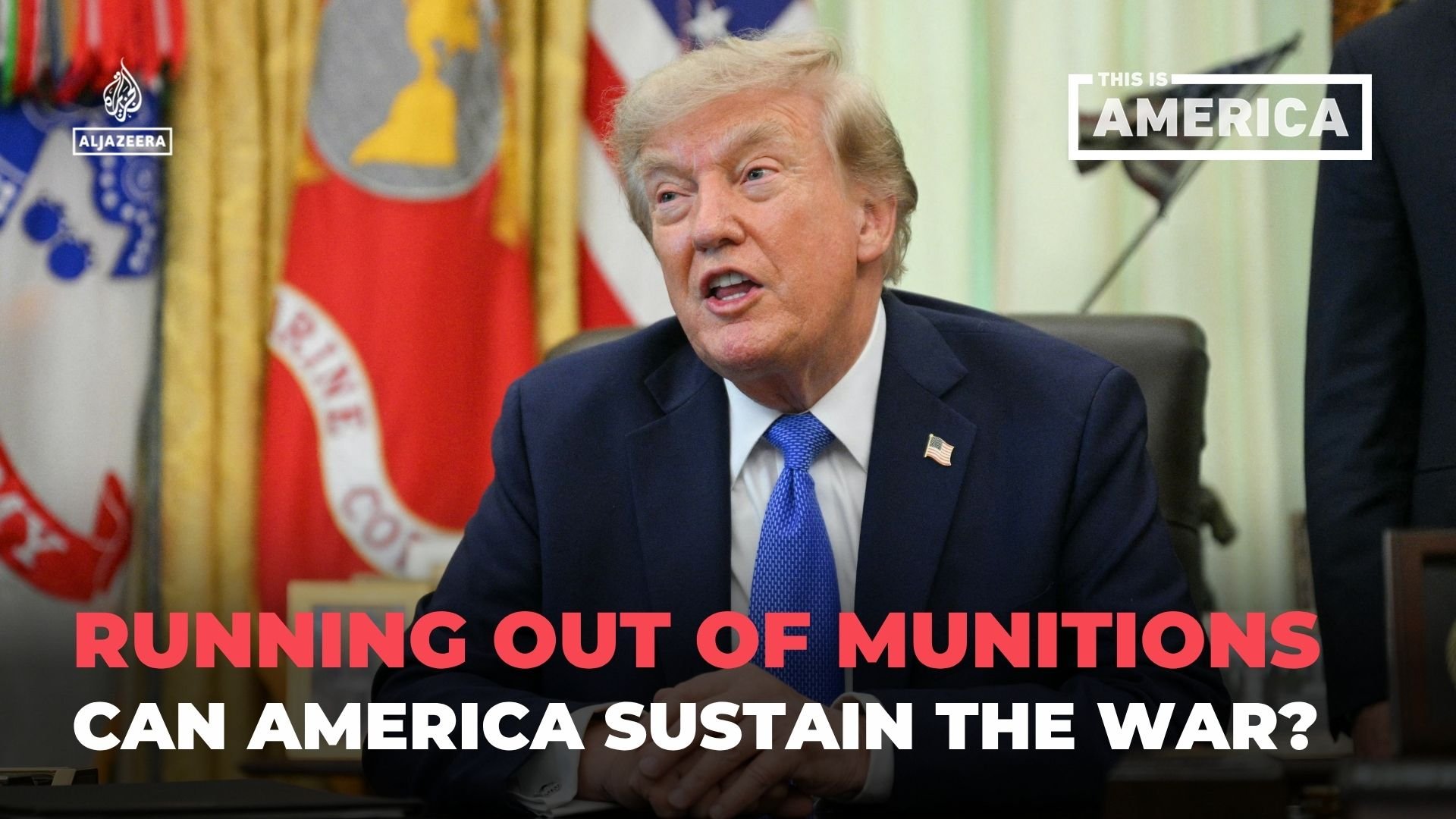 Video thumbnail for What does a depleting munitions supply mean for the Iran war? | This Is America