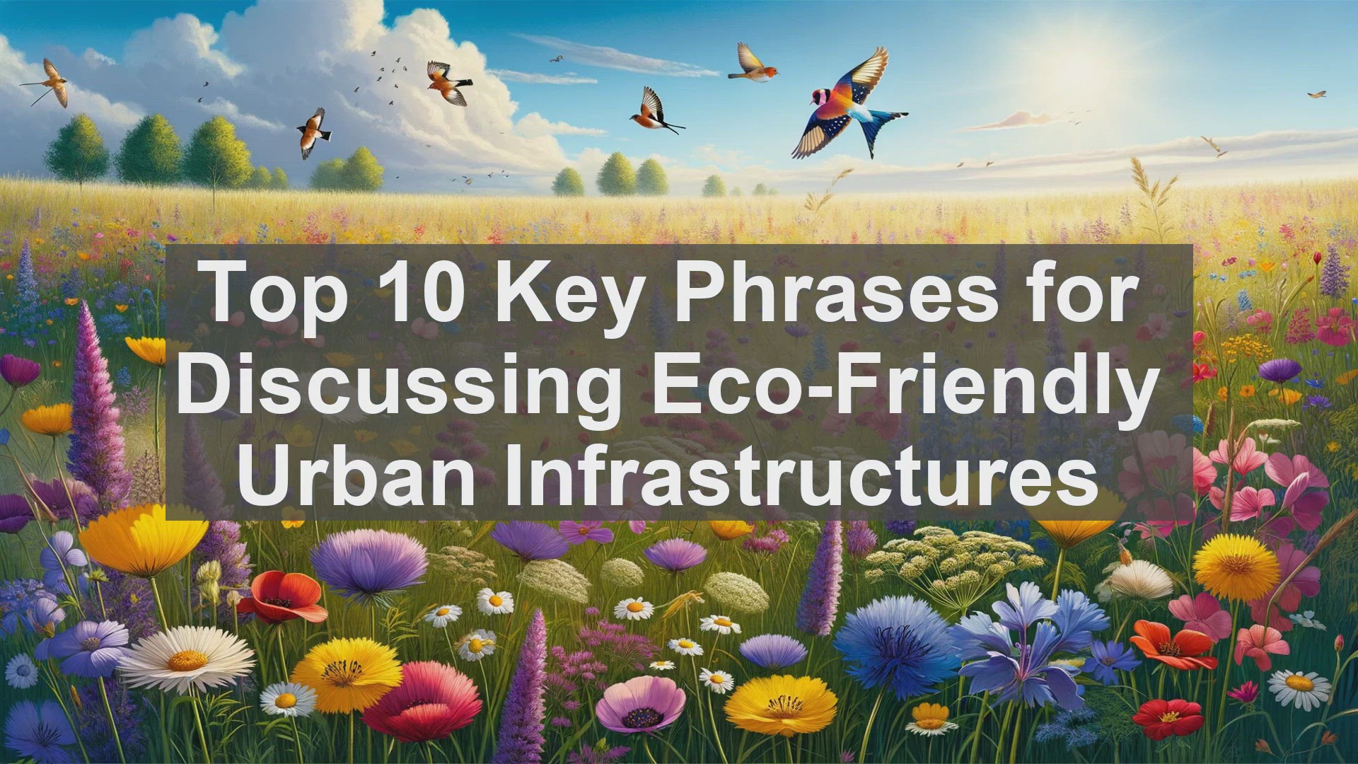 'Video thumbnail for Top 10 Key Phrases for Discussing EcoFriendly Urban Infrastructures'