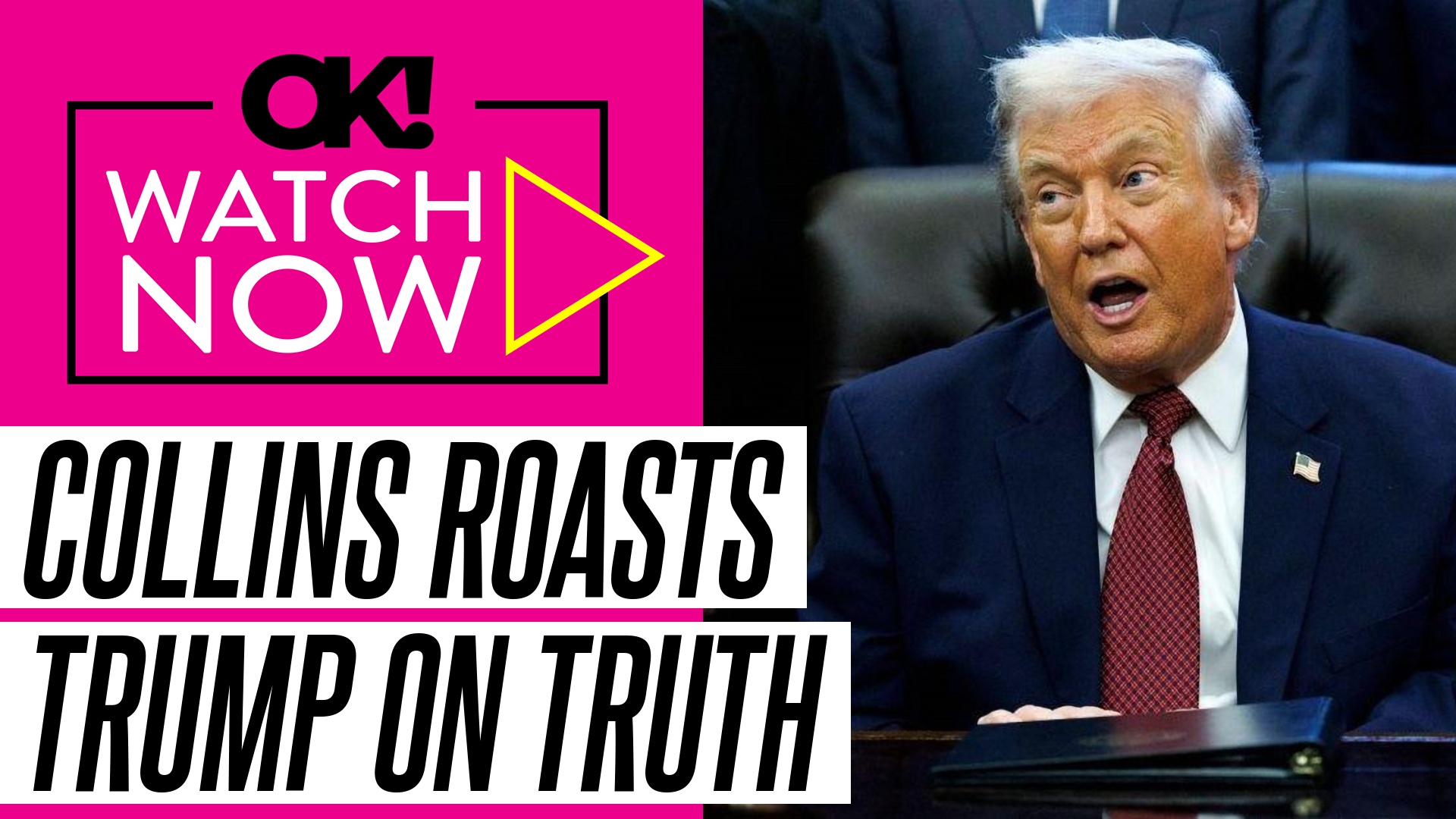 Video thumbnail for Kaitlan Collins Has 6-Word Response to Donald Trump's 'Nasty' Truth Social Tirade