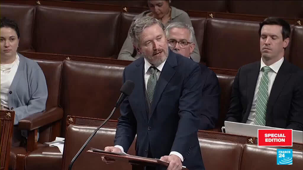 Video thumbnail for US Senate rejects war powers bill to halt attacks against Iran