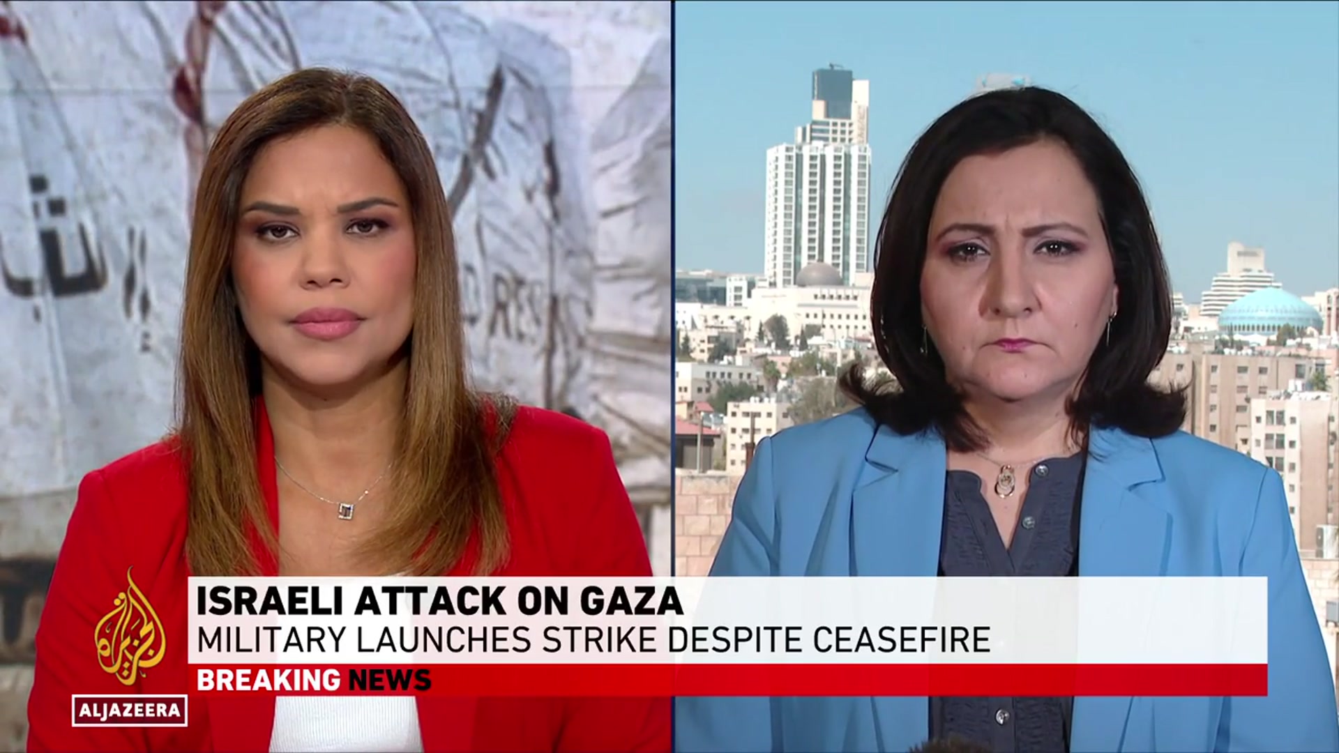 'Video thumbnail for Israeli military launches strike on southern Gaza despite ceasefire: Reports'