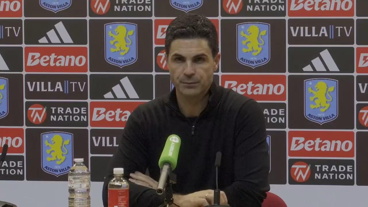 Video thumbnail for 'Extremely disappointed' - Arteta after 2-1 Villa away defeat