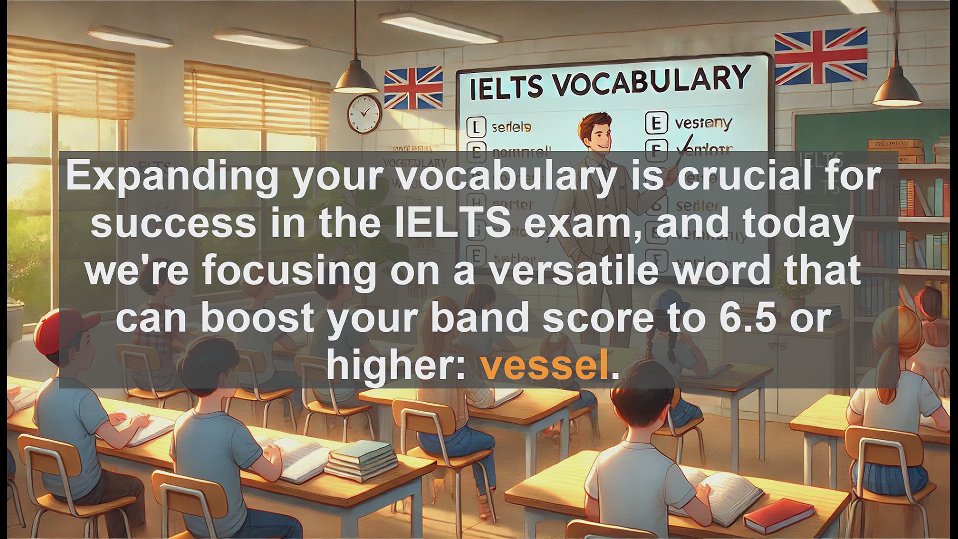 'Video thumbnail for 2500 Must Know IELTS 6.5 Vocabulary - Boost Your IELTS Score: Master the Word 'Vessel''