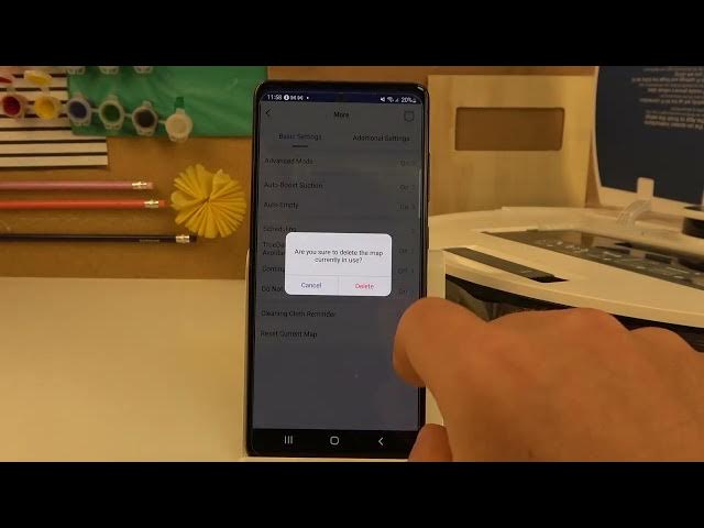 Video thumbnail for How to Clear Stored Floor Maps from ECOVACS DEEBOT OZMO T8 Memory -  Delete Map on Ecovacs Robot