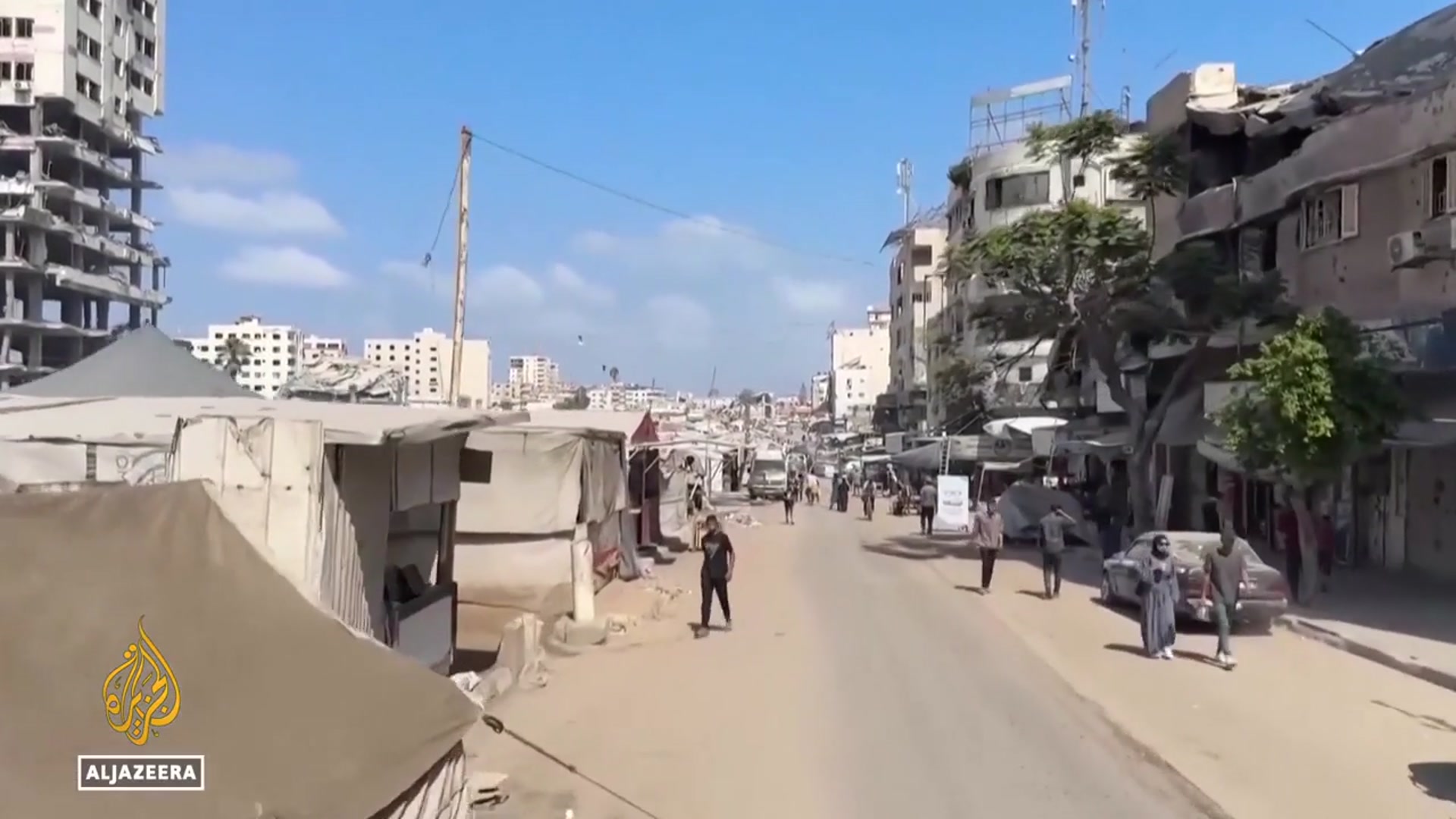 'Video thumbnail for Israel begins Gaza City operation as nearly one million Palestinians face forced displacement'