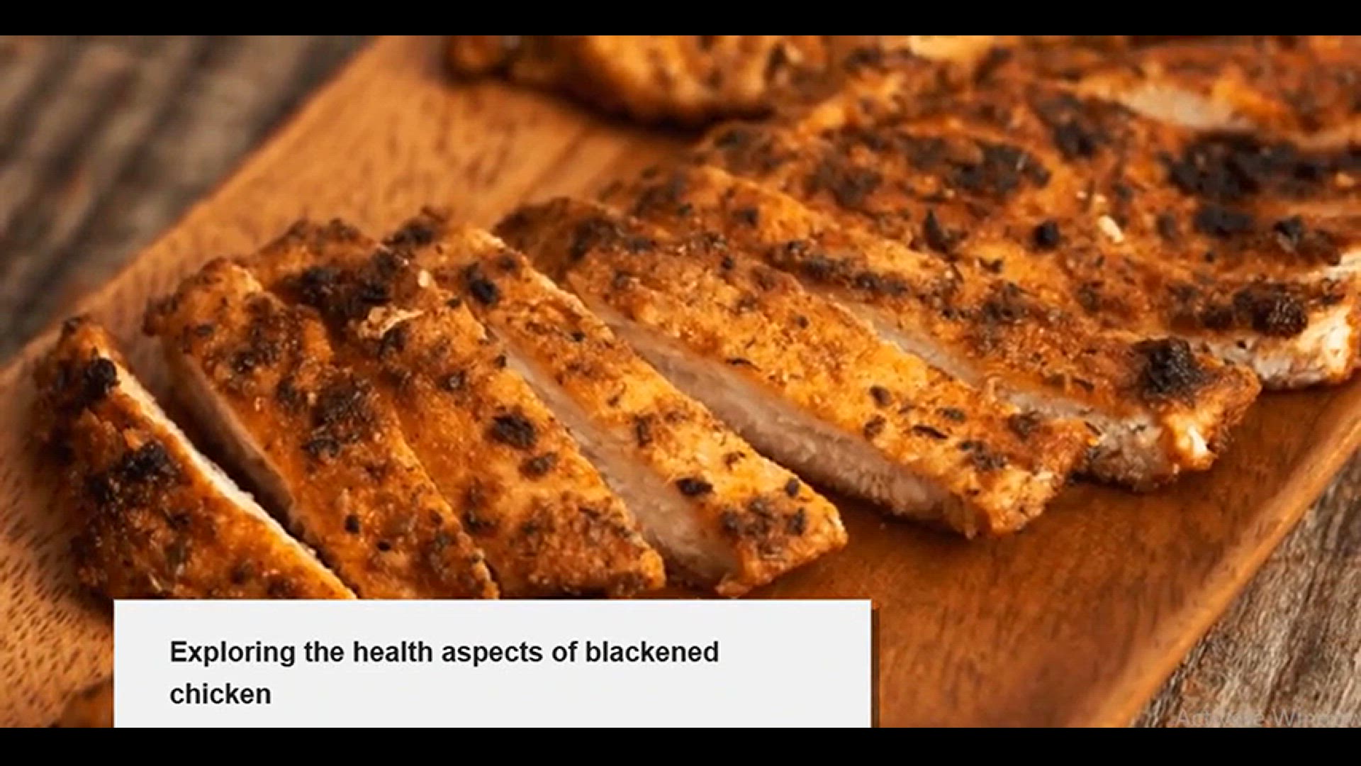 Video thumbnail for Is Blackened Chicken Healthy? Exploring Its Nutritional Value