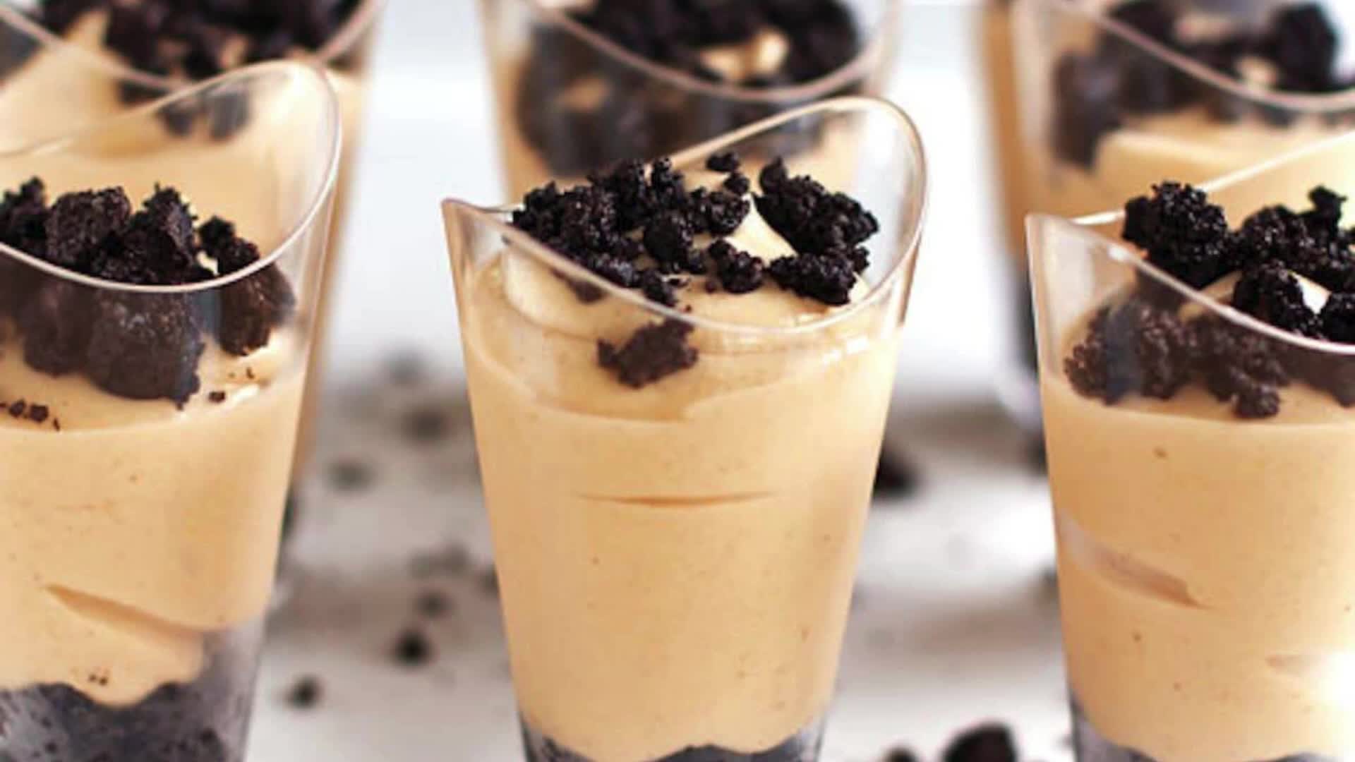 Video thumbnail for Peanut Butter Pie Shooters recipe