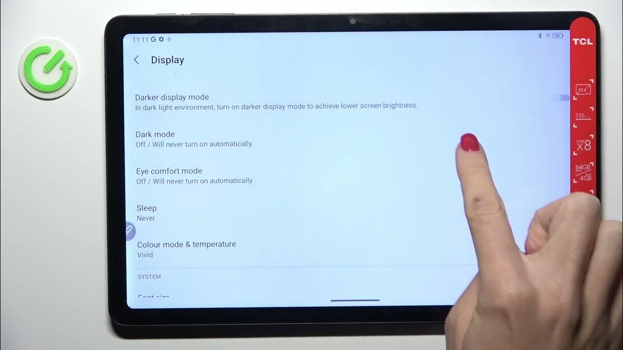 Video thumbnail for How To Enable Dark Theme On TCL Tab 10L Gen 2