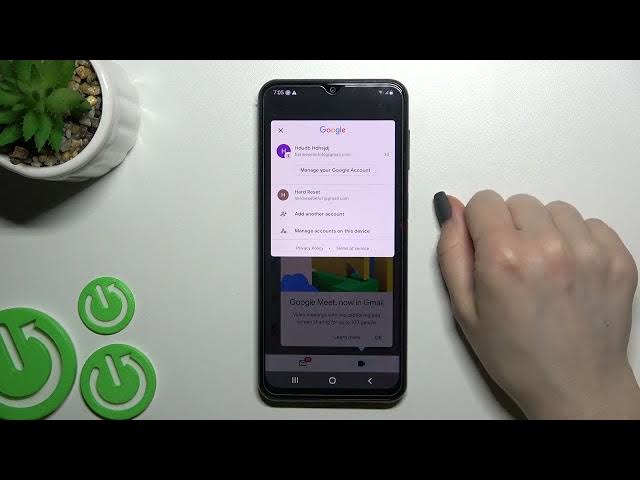 Video thumbnail for Samsung Galaxy M23 - How To Logout From Gmail Account