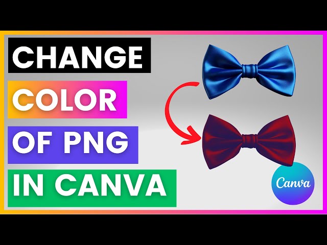 Video thumbnail for How To Change Color Of PNG In Canva [in 2025]