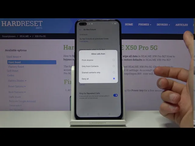 Video thumbnail for How to Enable DND Mode in REALME X50 Pro – Allow Silent Preferences
