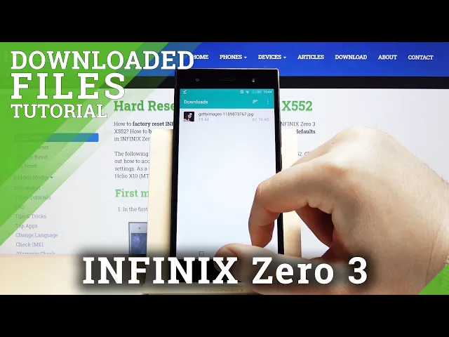 Video thumbnail for How to Find Downloaded Files in INFINIX Zero 3 – Downloading Folder