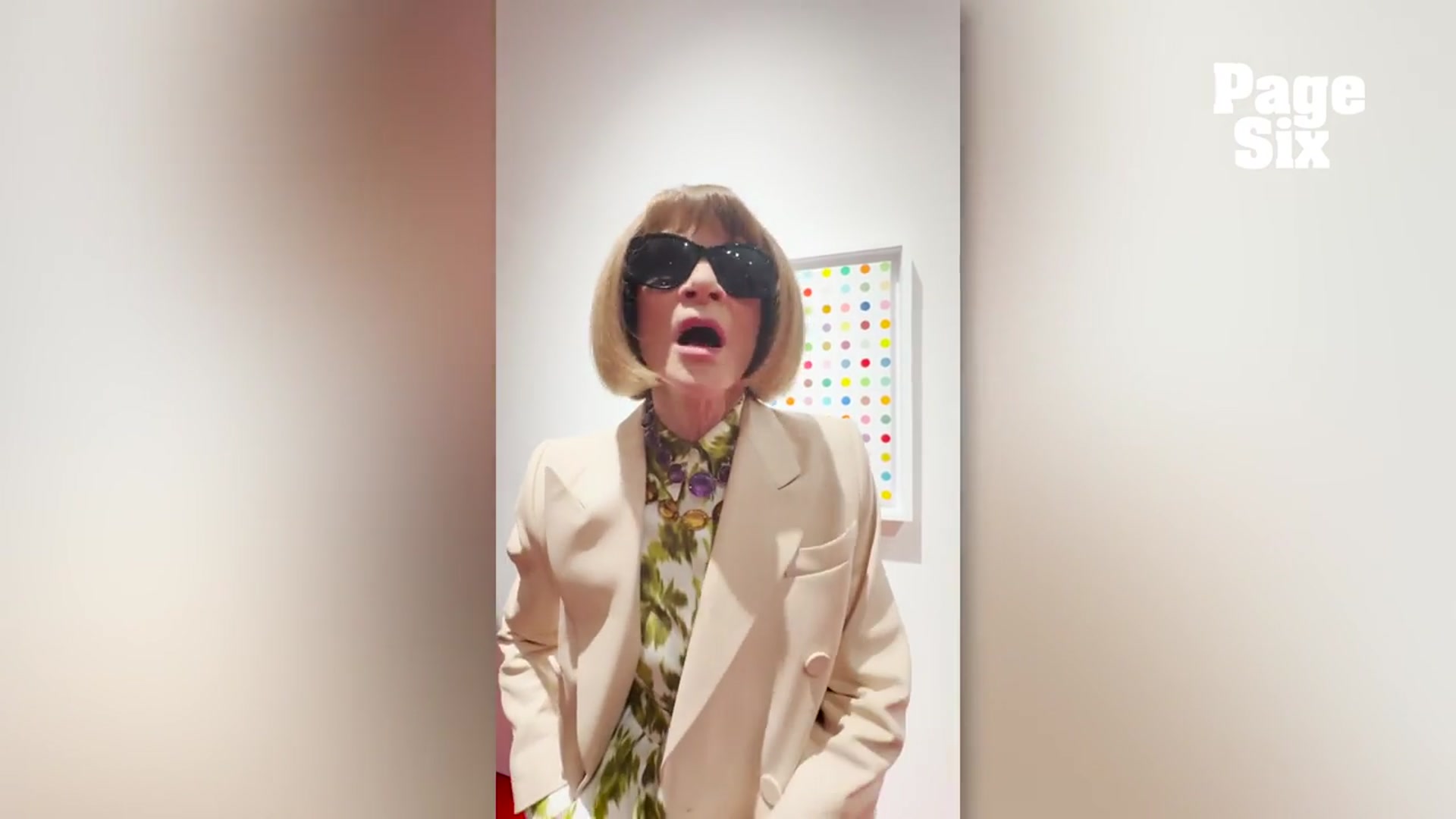 Video thumbnail for Anna Wintour gives Page Six a sneak peak into this year's Met Gala