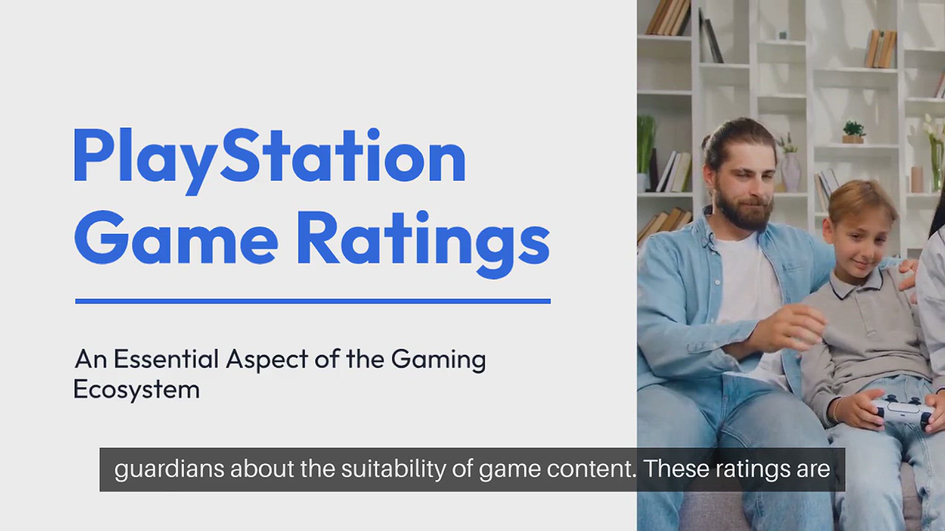 'Video thumbnail for PlayStation Game Ratings'