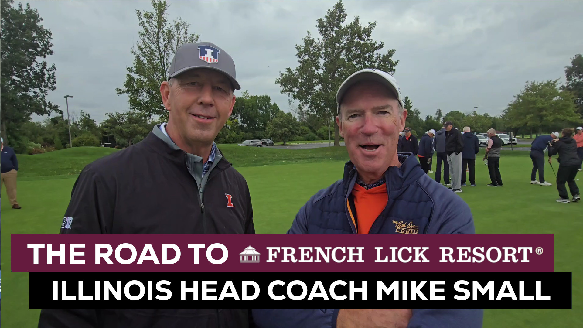 Video thumbnail for University of Illinois head men's golf coach Mike Small lauds supporters