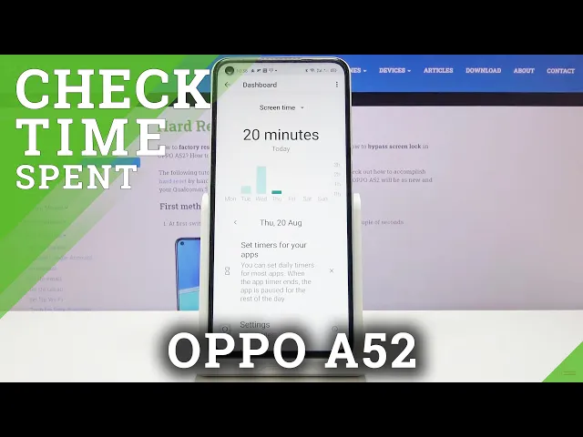 Video thumbnail for How to Check Total Screen Time in OPPO A52 – Discover Screen Time Statistics