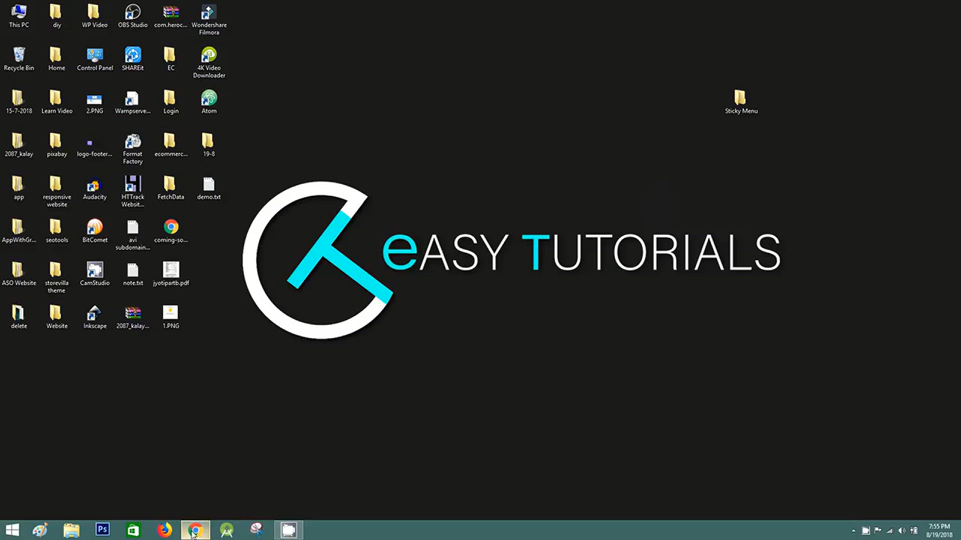 'Video thumbnail for Sticky Navbar On Scroll _ Sticky Navigation Menu In HTML CSS And jQuery'