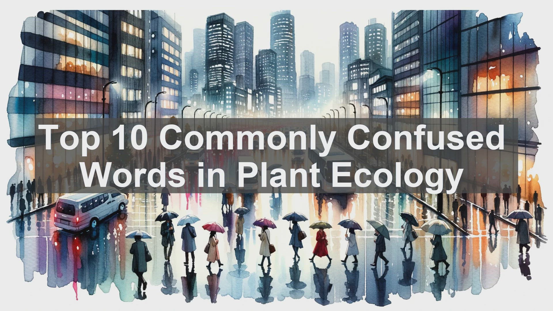 'Video thumbnail for Top 10 Commonly Confused Words in Plant Ecology'