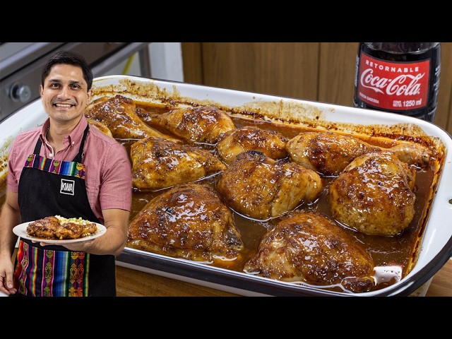 Video thumbnail for Pollo a la Coca-Cola 🍗 | Receta Fácil, Rápida y Deliciosa